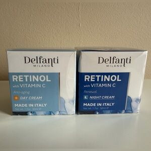 Delfanti Milano Retinol with Vitamin C Day and Night Cream Set - sealed NWT